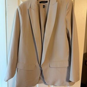 White House Black Market Light Beige Blazer